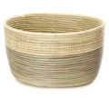 Silver Dipped Knitting/Magazine Basket
