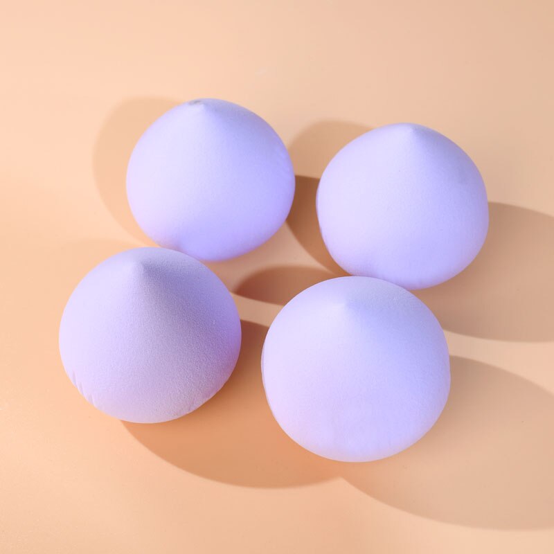 4Pcs Soft Peach Makeup Egg Puff Sponge