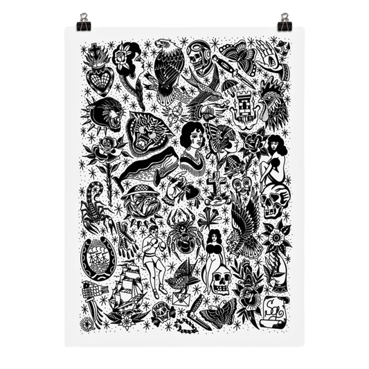 Black & White Pork Chop Sheet Vol. 1
