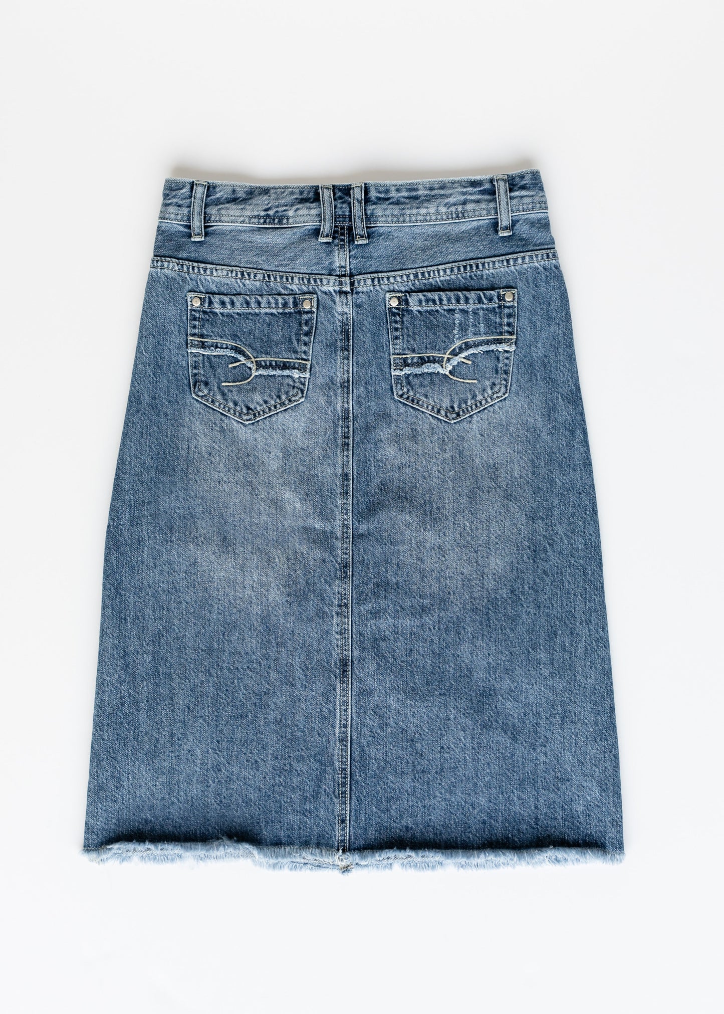 Everly Midi Denim Skirt