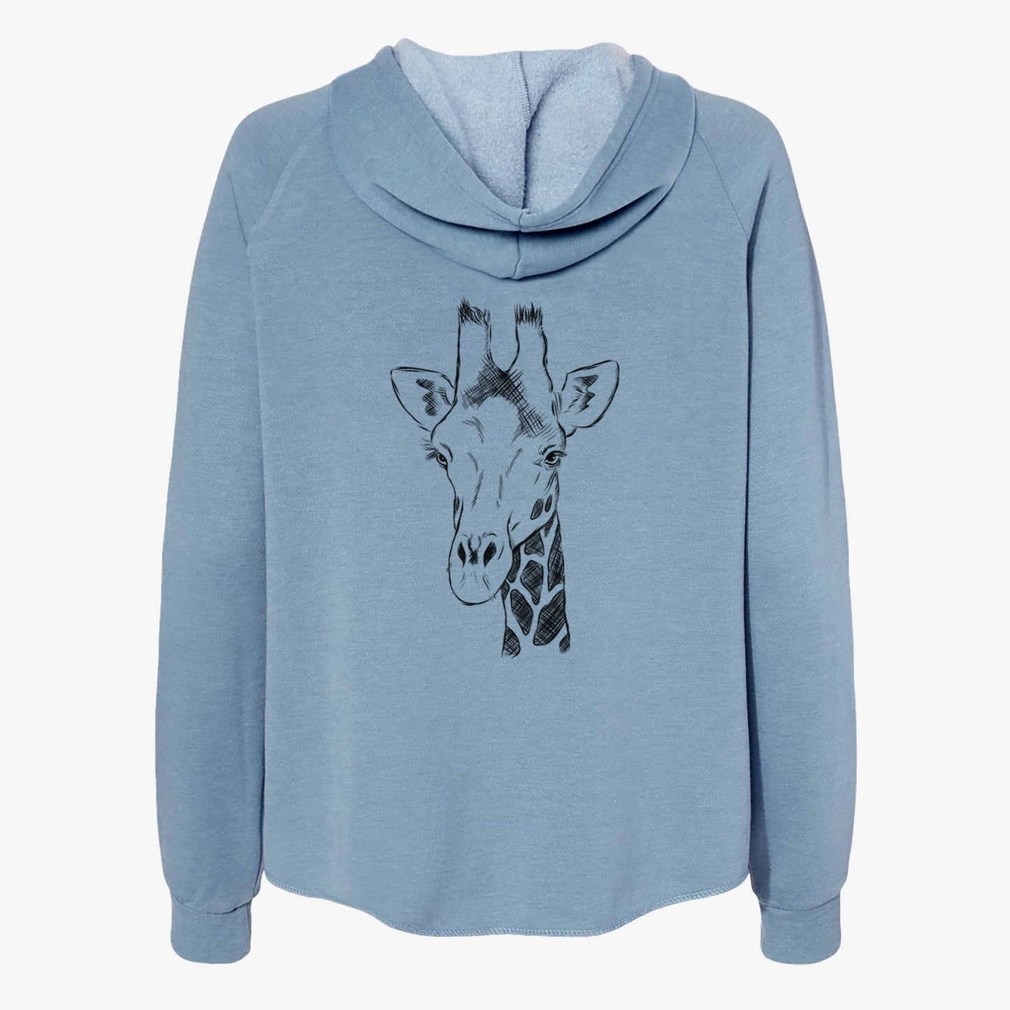 Southern Giraffe - Giraffa giraffa - Women's Cali Wave Zip-Up Sweatshirt
