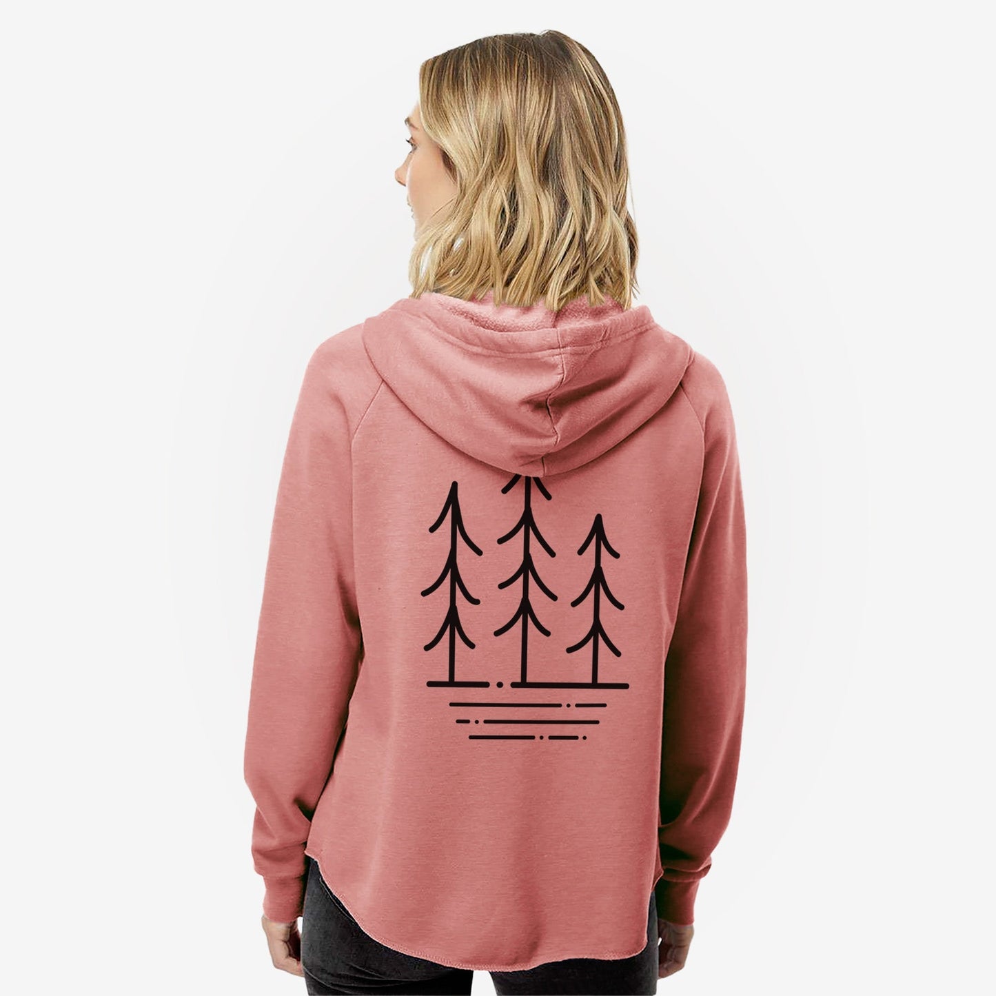 Three Trees - Women's Cali Wave Zip-Up Sweatshirt