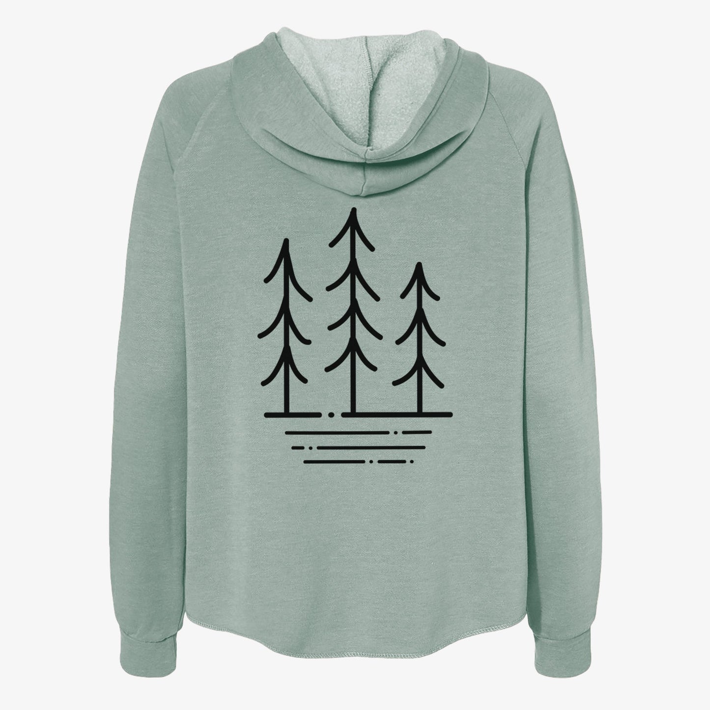 Three Trees - Women's Cali Wave Zip-Up Sweatshirt