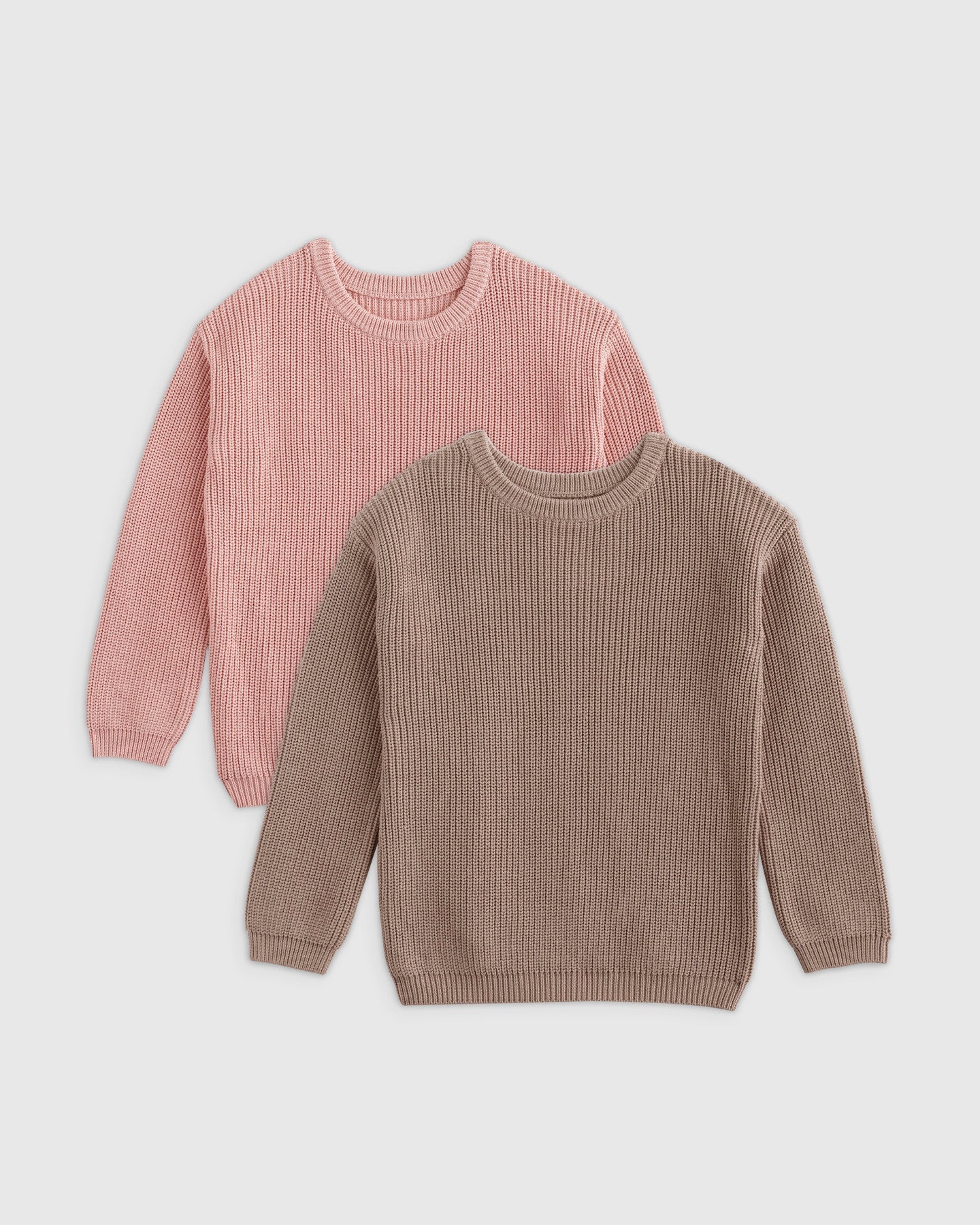 100% Organic Cotton Fisherman Tunic Sweater 2-Pack