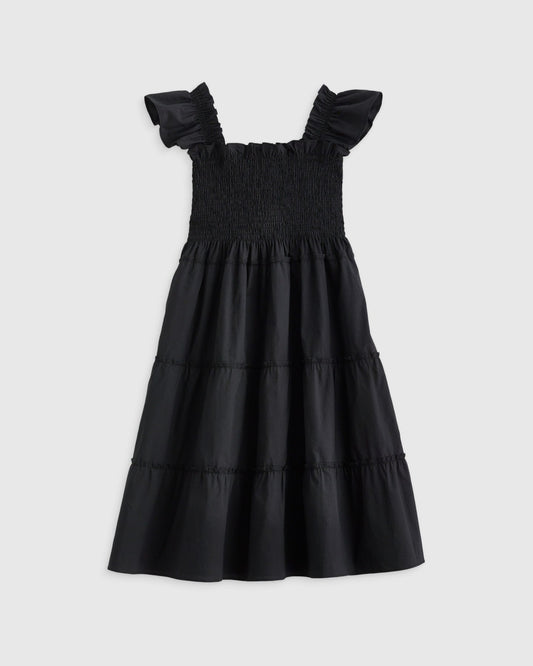 100% Cotton Poplin Smocked Dress