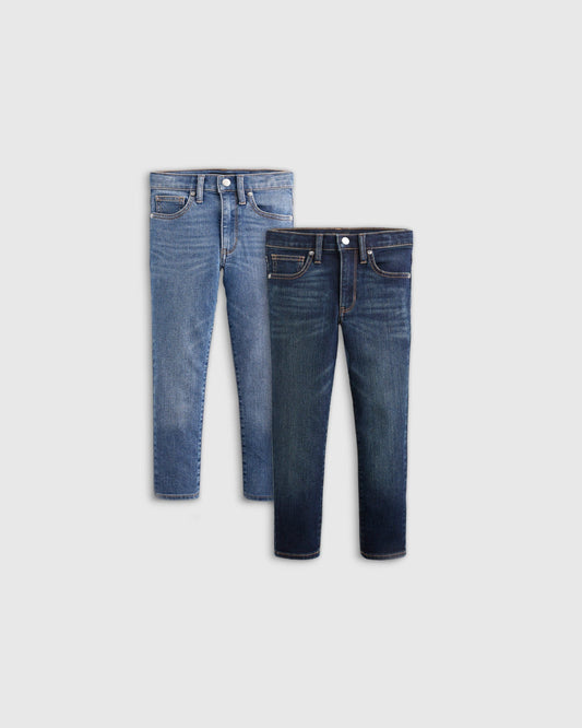 Cotton Stretch Skinny Jeans 2-Pack
