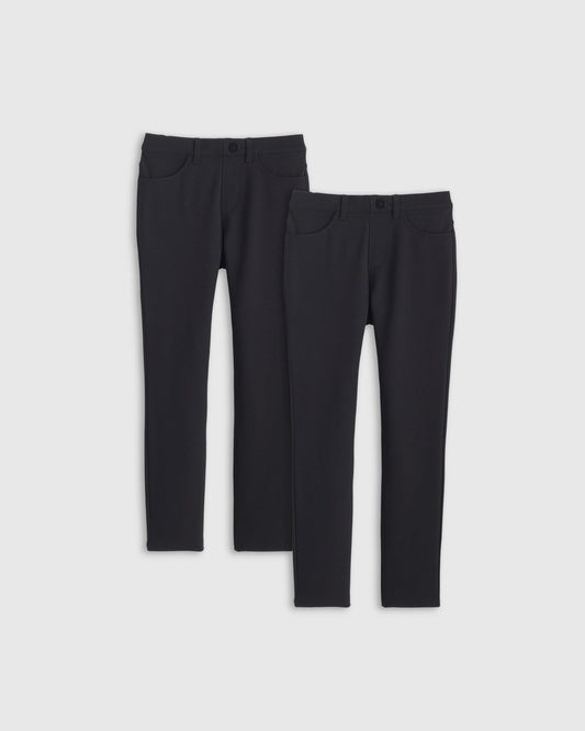 Ultra-Stretch Ponte Skinny Pants 2-Pack