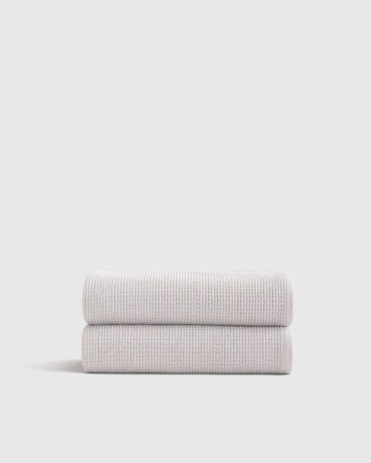 Turkish Waffle Terry Bath Towel (Set of 2)