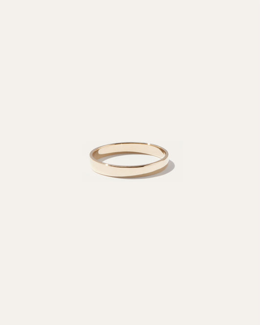 14k Gold Bold Stacker Ring