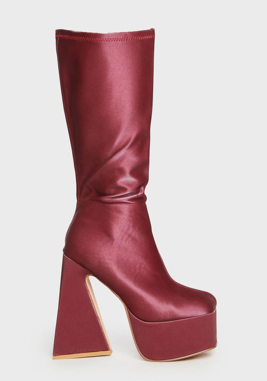 Wine Enchantments To You Platform Boots