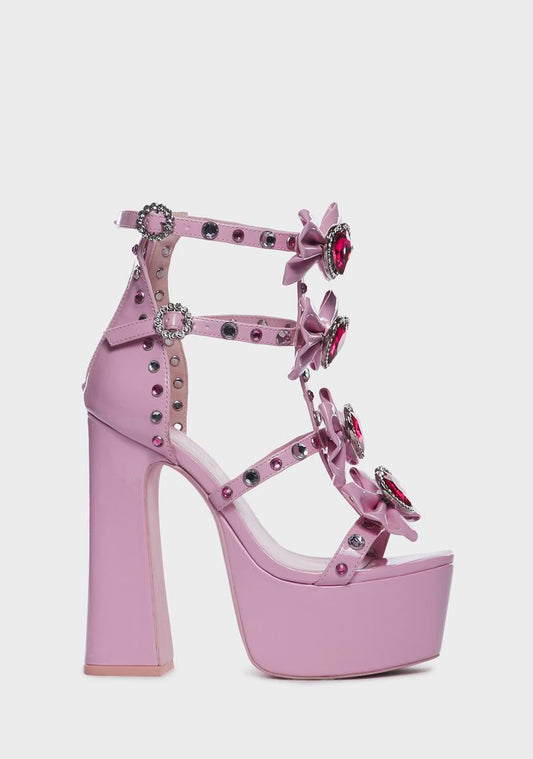 Buy Me Jewels Platform Heels