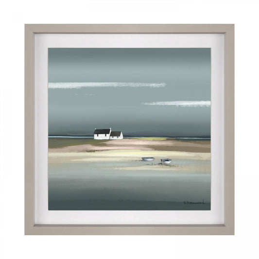 Azure Ulyana Hammond Framed Print & Mount 38 x 38cm
