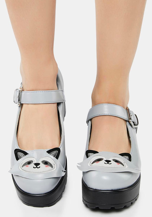 Rogue Raccoon Tira Mary Janes