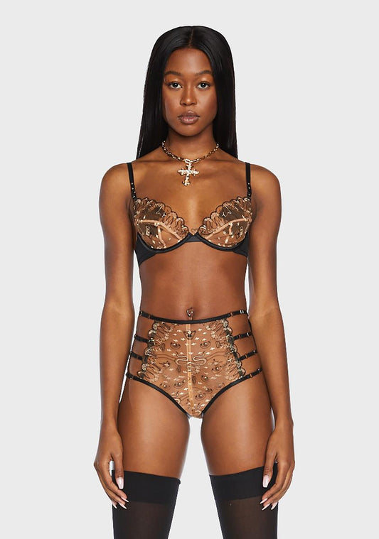 Anna Mystical Embroidered Bra