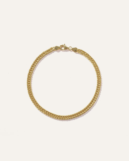 Double Curb Chain Bracelet