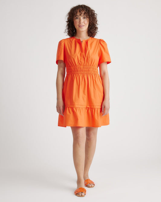 100% Organic Cotton Tiered Mini Dress