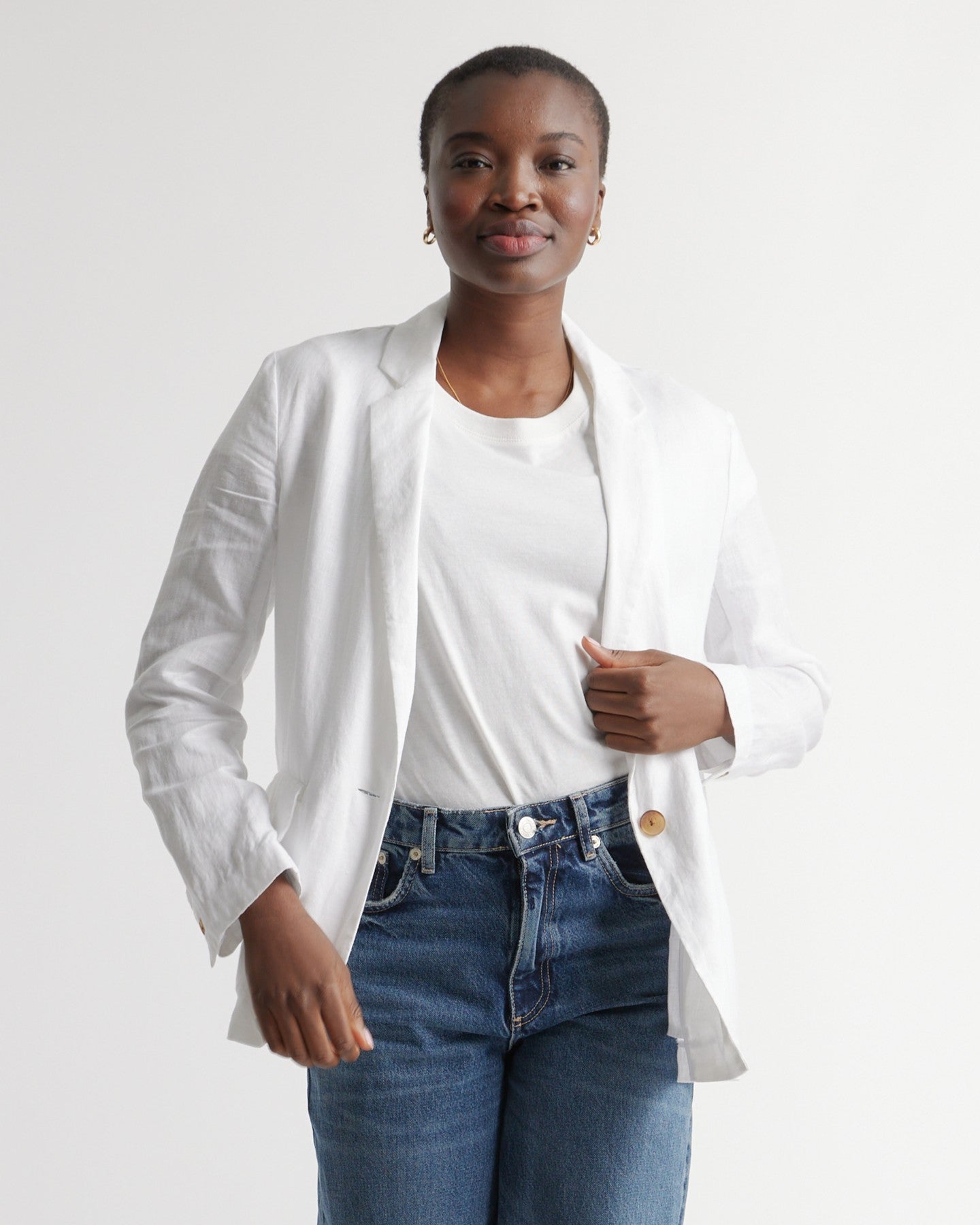 100% European Linen Blazer