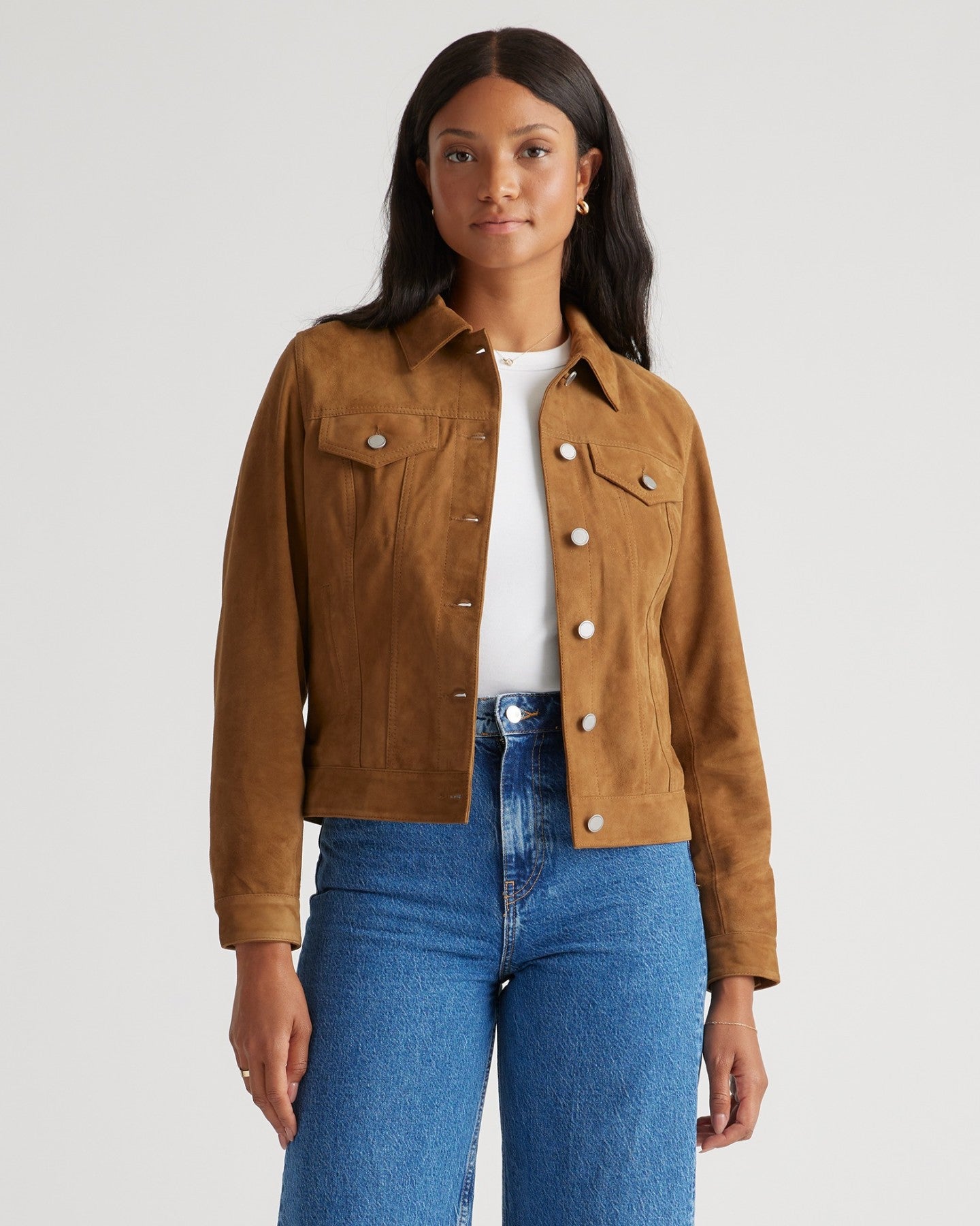 100% Suede Trucker Jacket