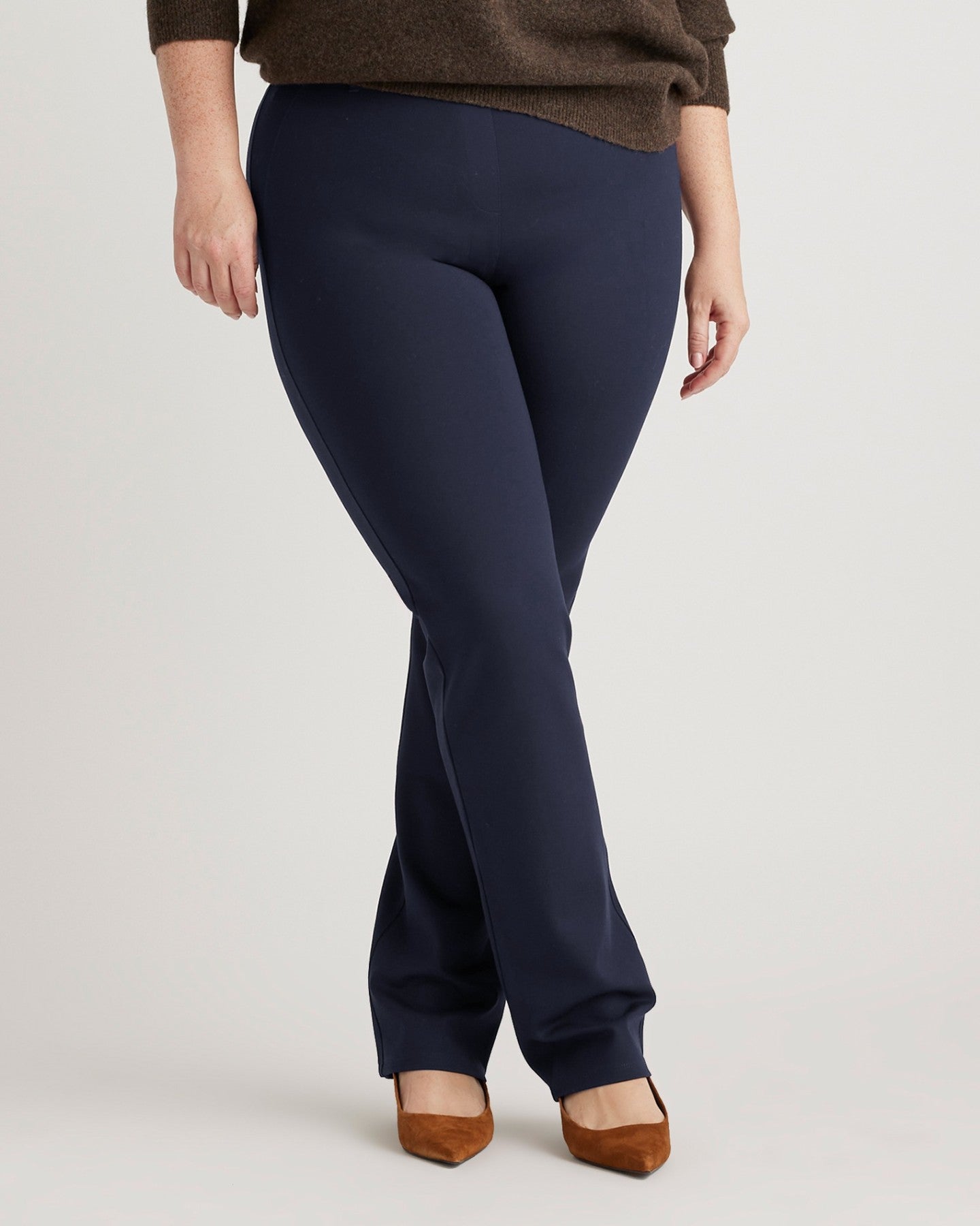 Ultra-Stretch Ponte Straight Leg Pant