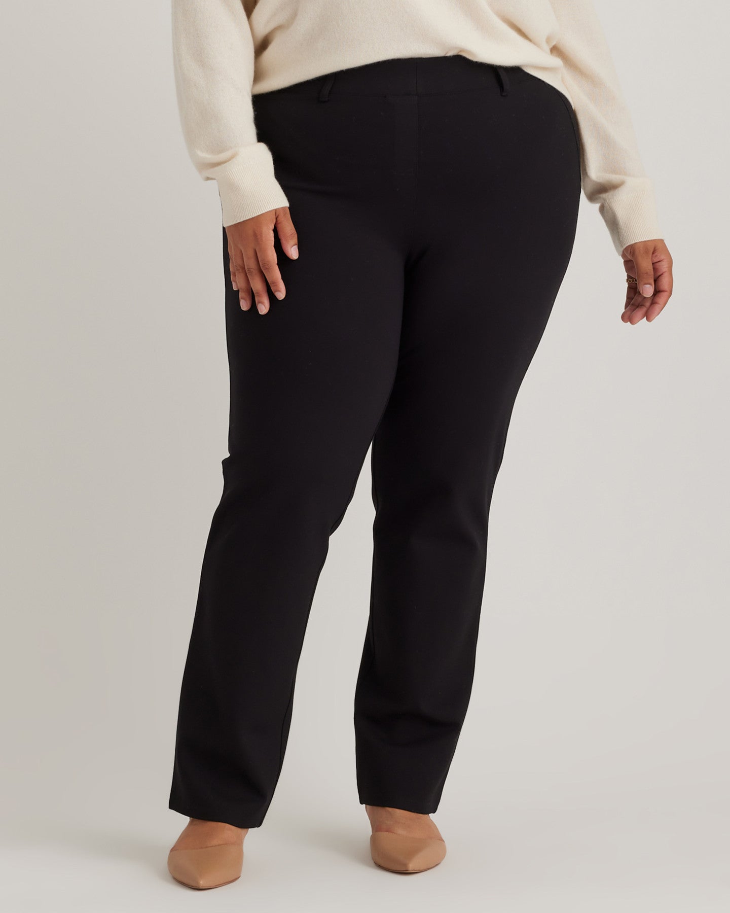 Ultra-Stretch Ponte Straight Leg Pant