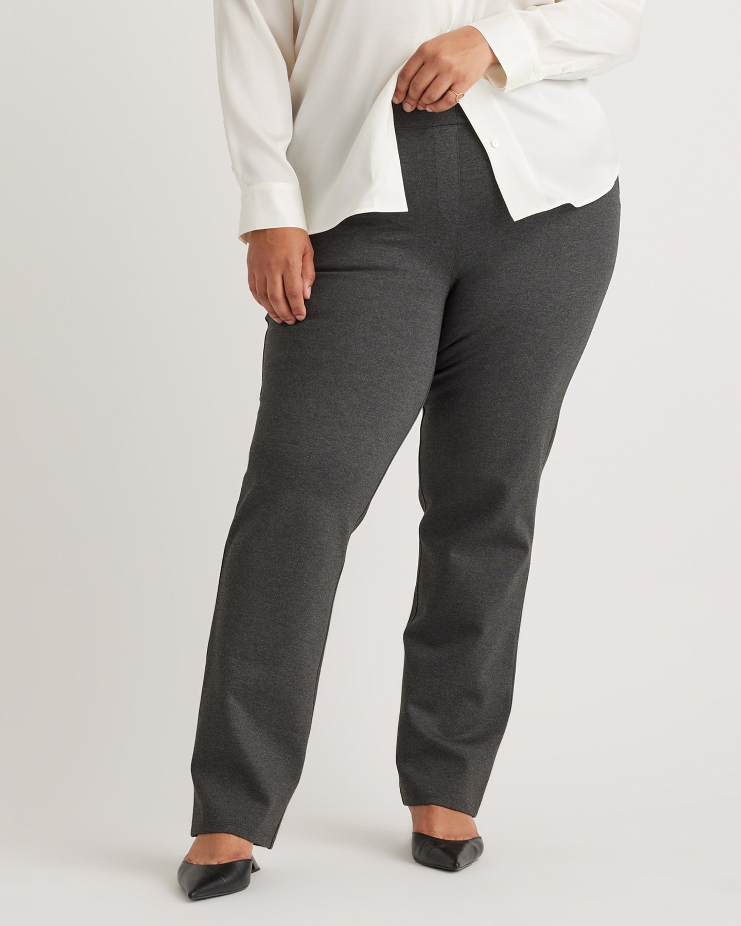 Ultra-Stretch Ponte Straight Leg Pant