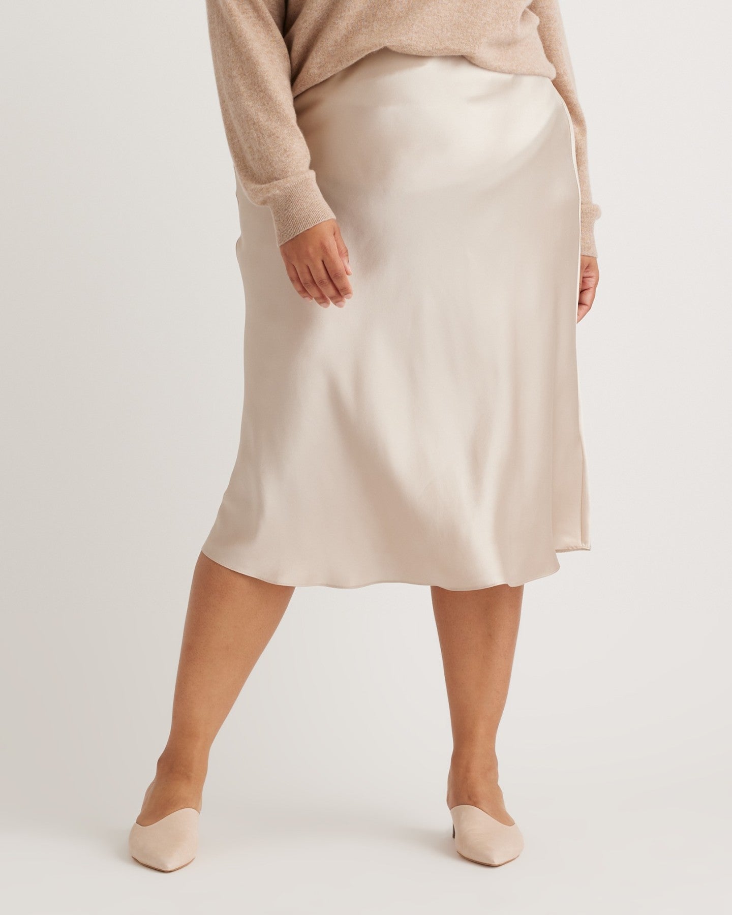 100% Washable Silk Skirt