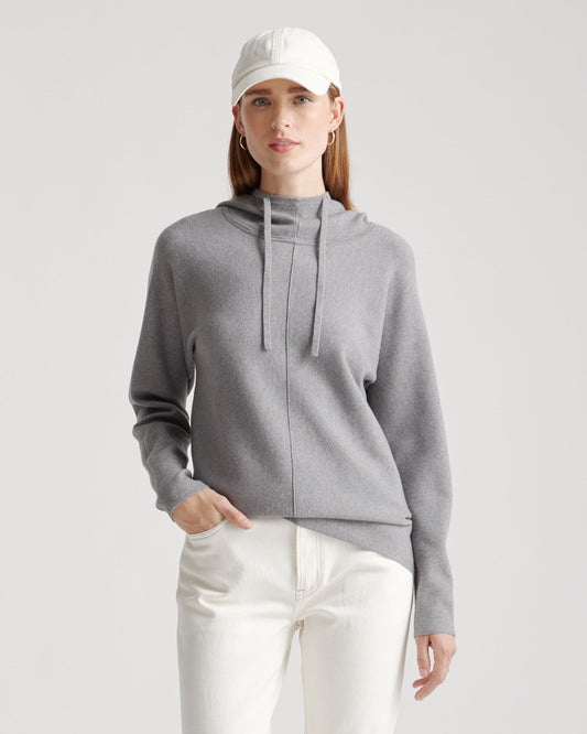 Eco-Knit Milano Stitch Pullover Hoodie