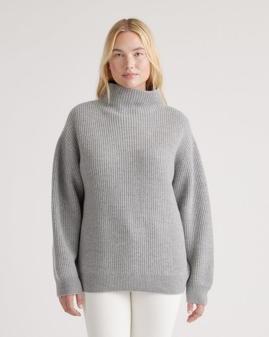 Australian Merino Wool Oversized Turtleneck Sweater