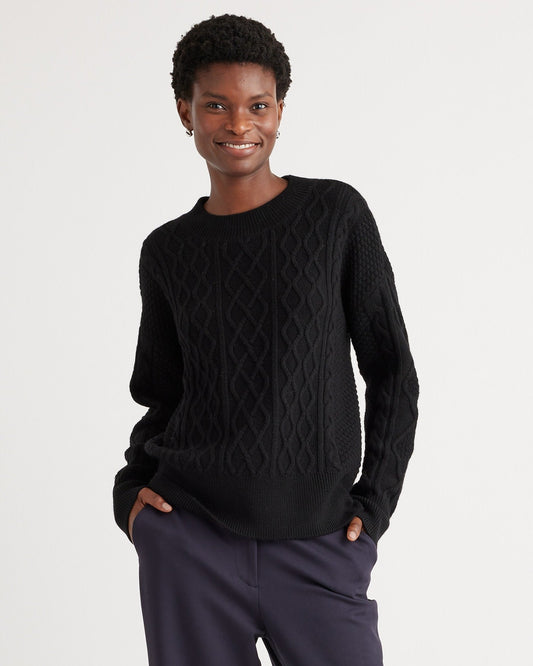 Australian Merino Wool Cable Sweater