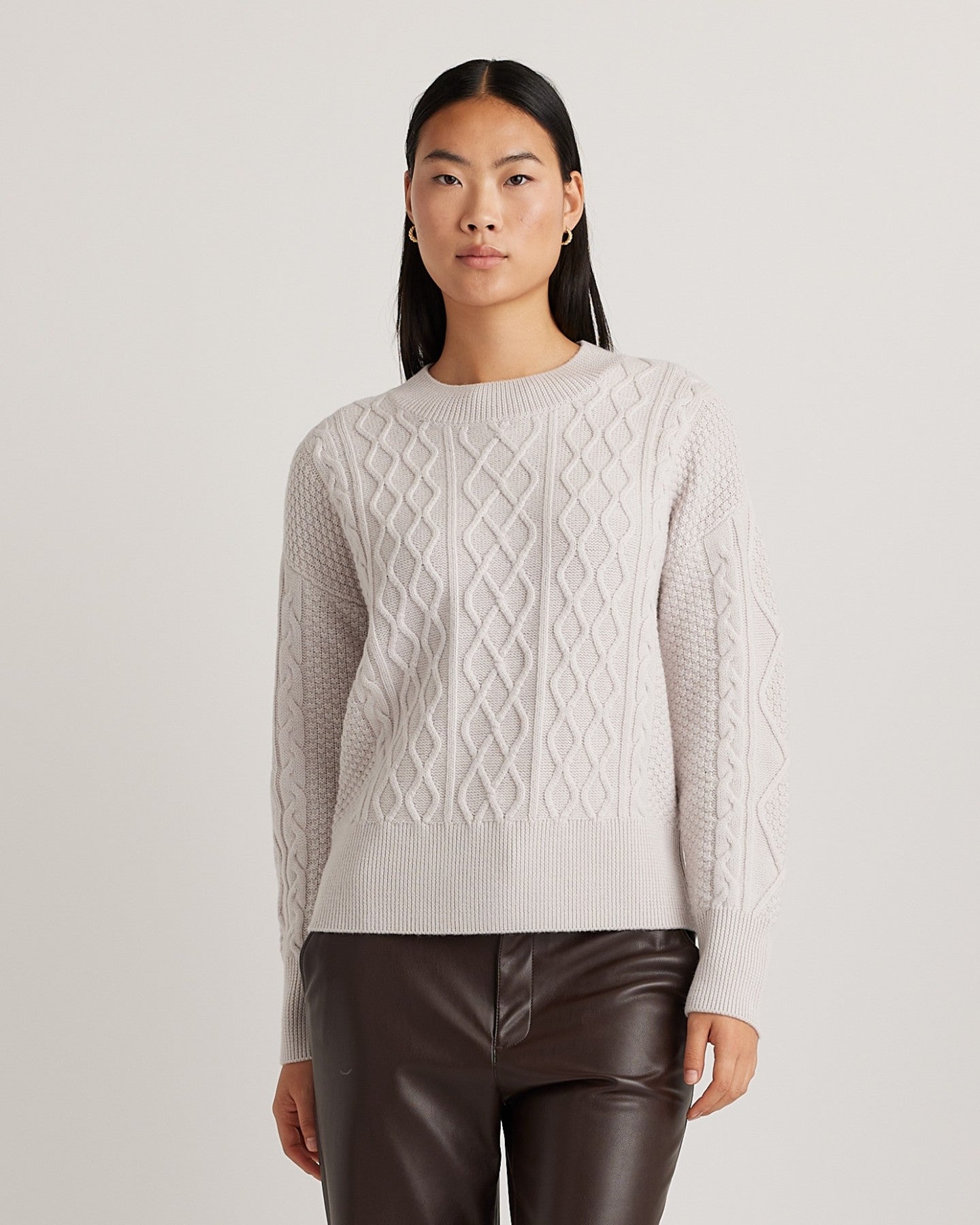Australian Merino Wool Cable Sweater