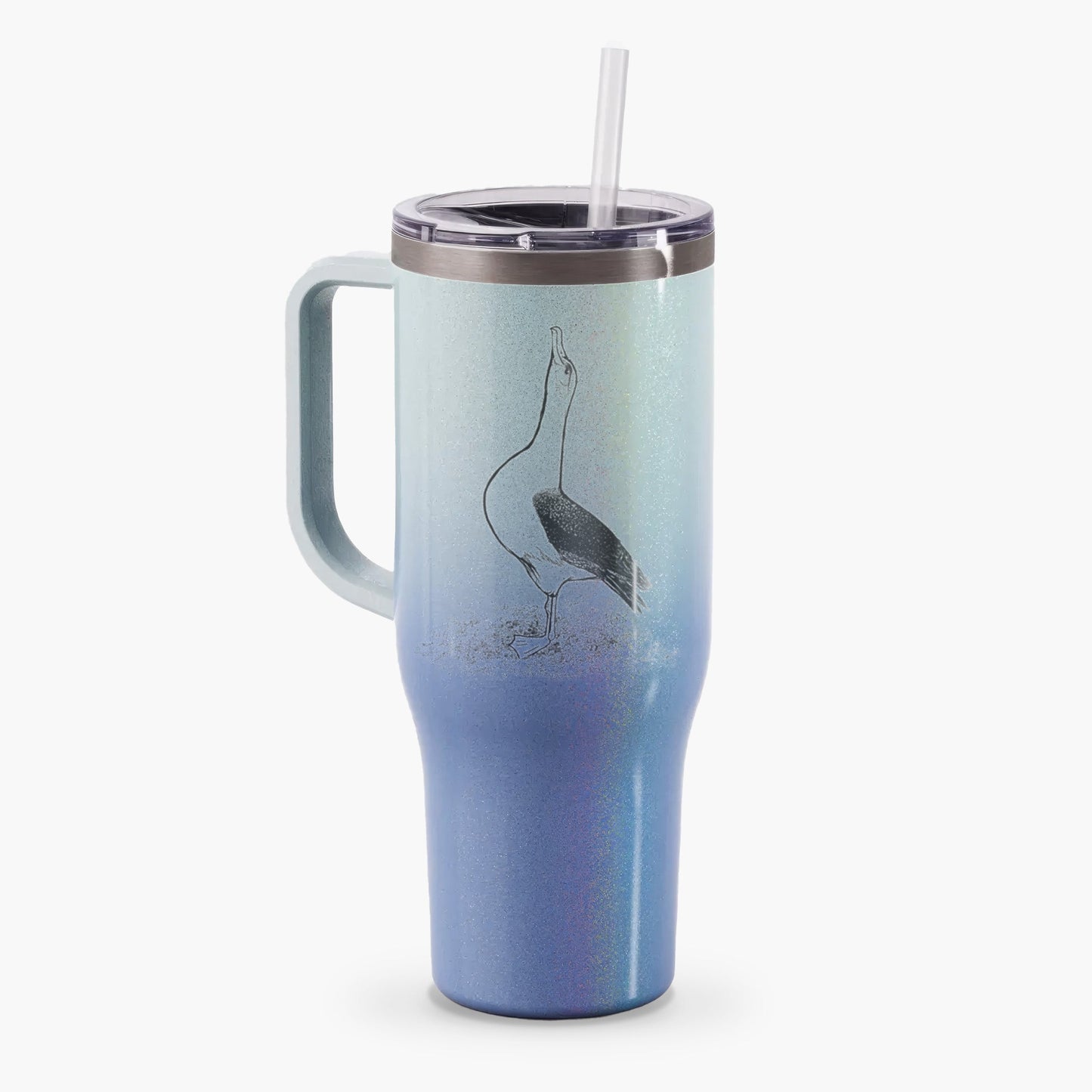 Diomedea exulans - Wandering Albatross - 40oz Tumbler with Handle