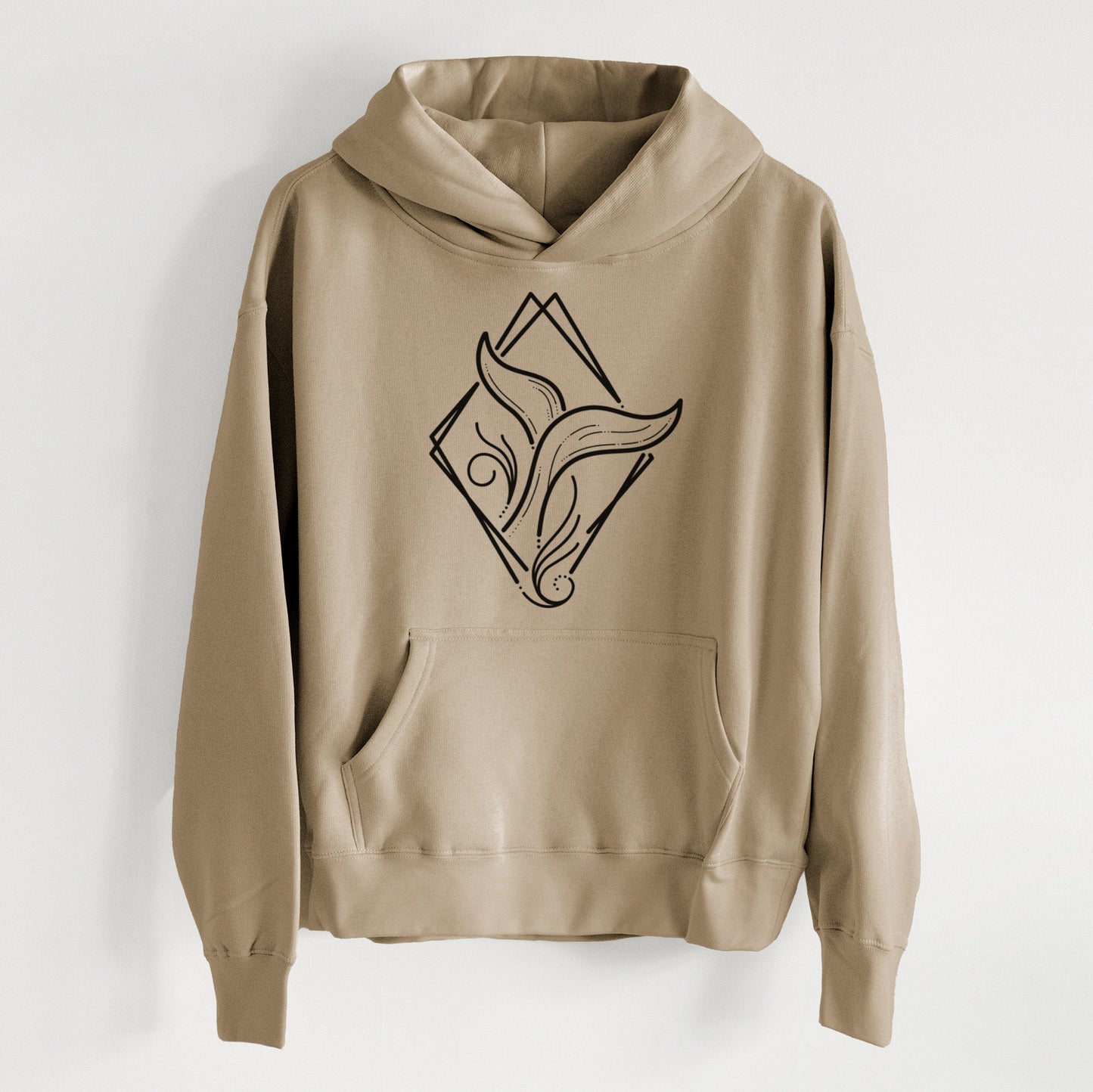 Whale Diamond - Women's Heavyweight Relaxed Hoodie