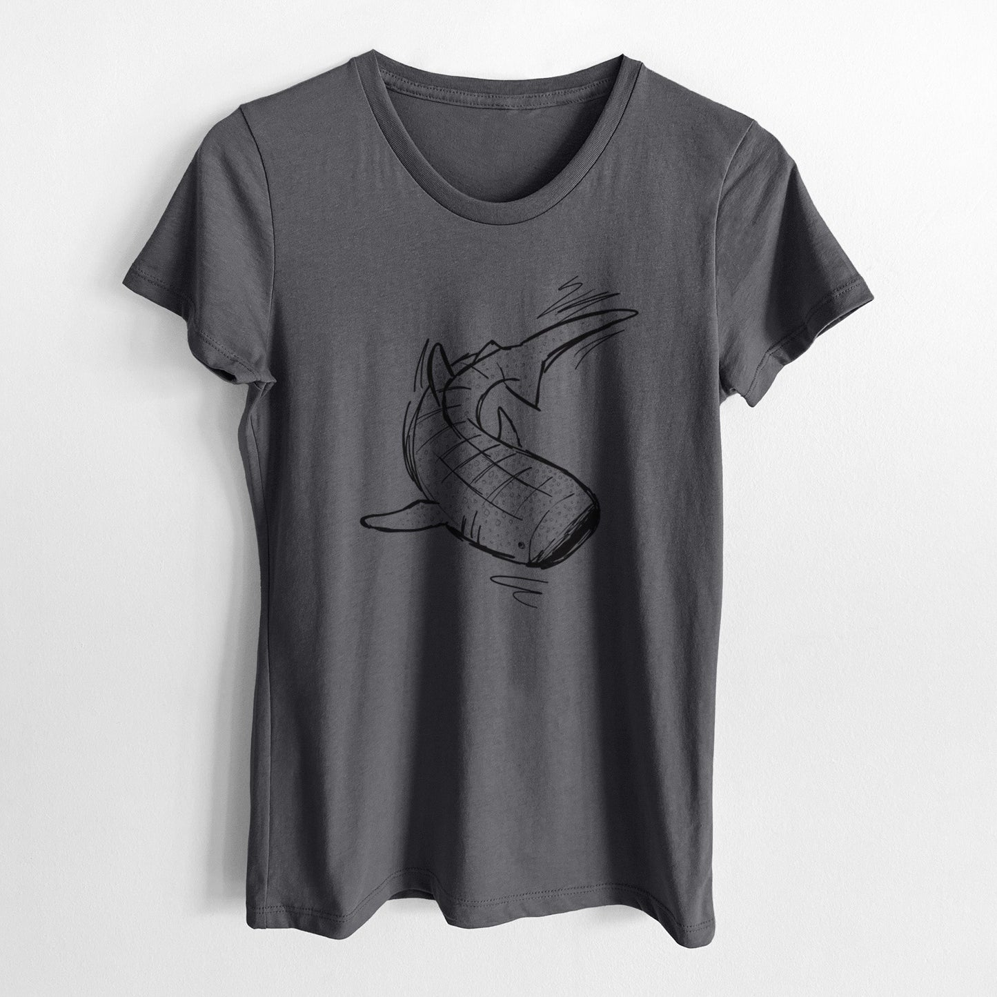 Whale Shark - Women's Crewneck - Made in USA - 100% Organic Cotton