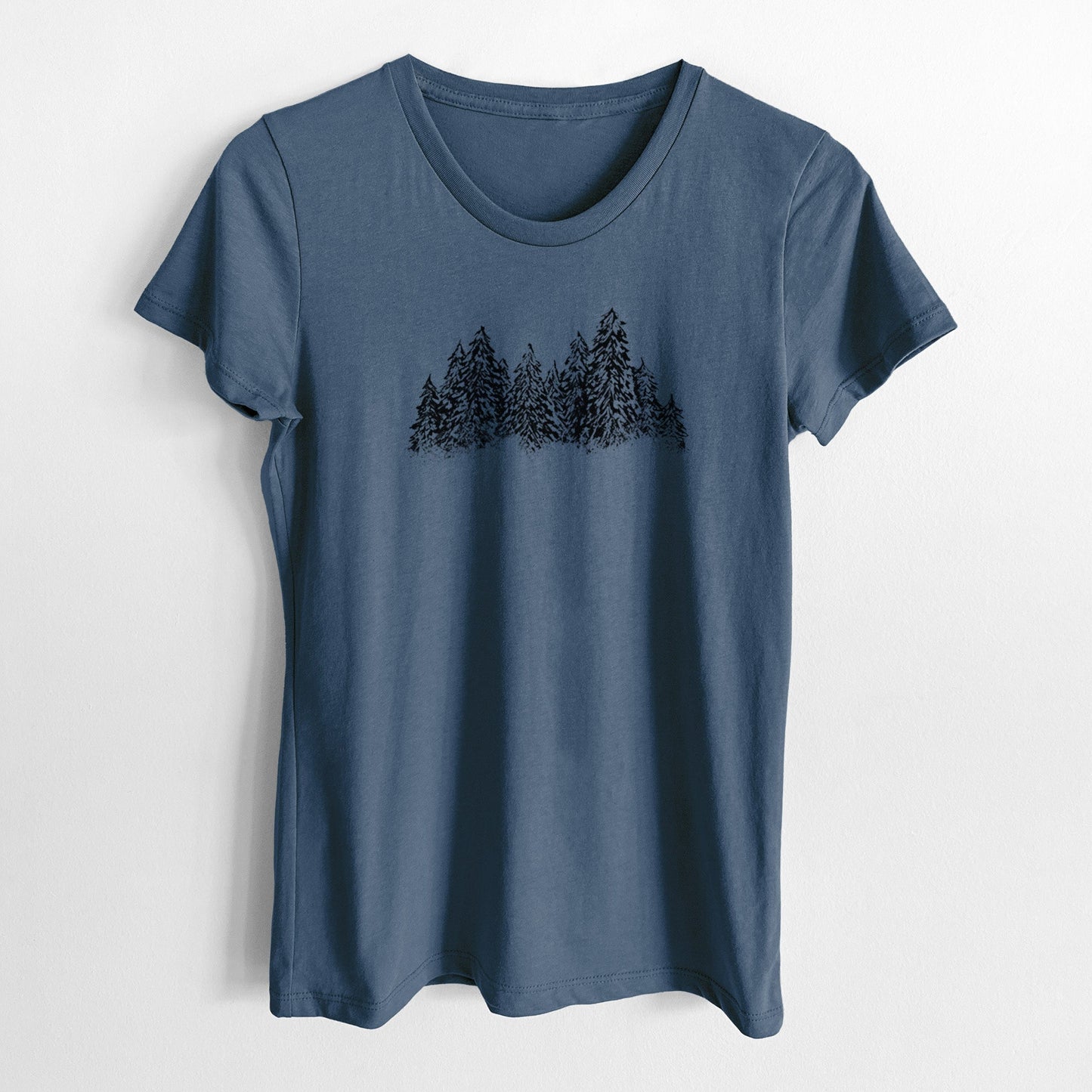 Winter Evergreens - Women's Crewneck - Made in USA - 100% Organic Cotton