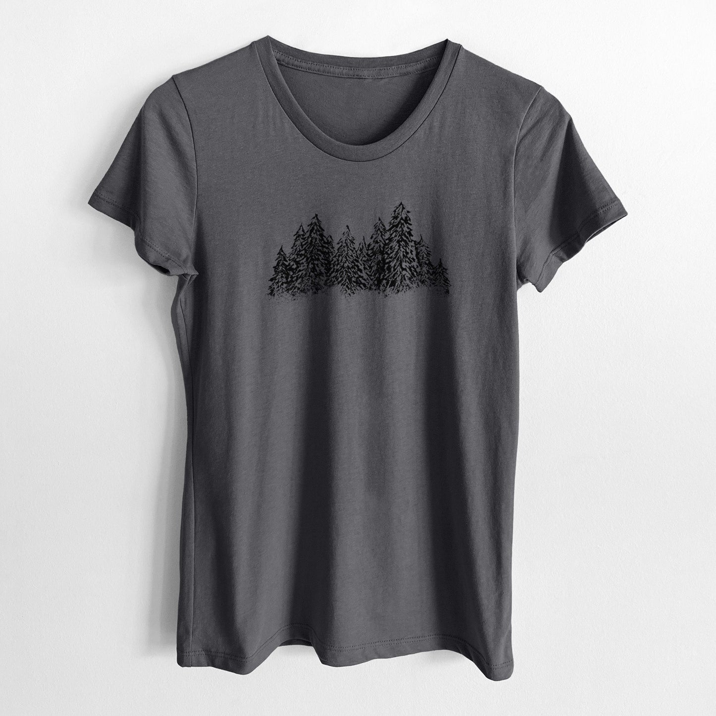 Winter Evergreens - Women's Crewneck - Made in USA - 100% Organic Cotton