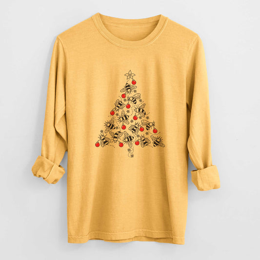 Christmas Tree of Bees - Heavyweight 100% Cotton Long Sleeve