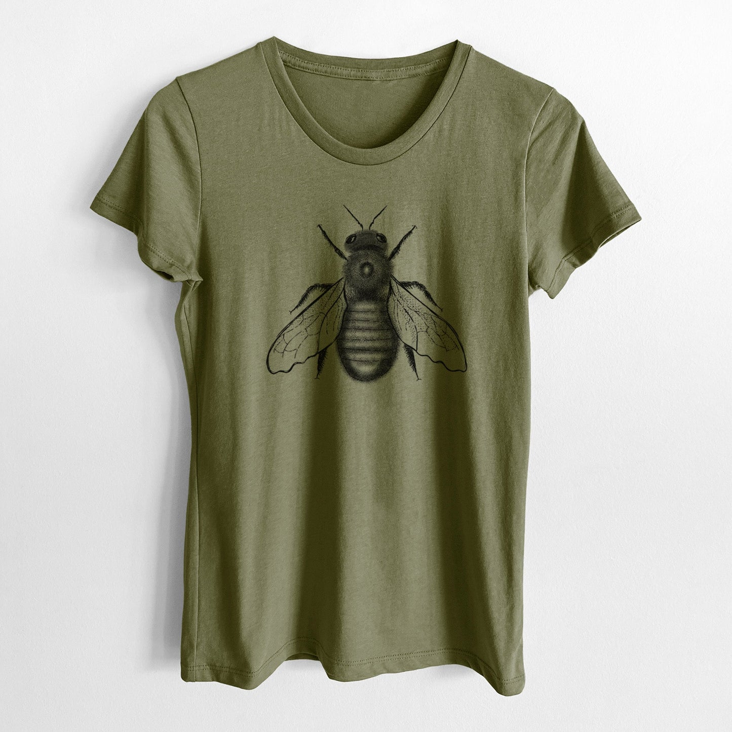 Xylocopa Virginica - Carpenter Bee - Women's Crewneck - Made in USA - 100% Organic Cotton