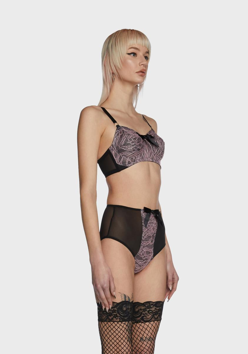 x Bettie Page Elsie Spiral Stitch Bullet Bra
