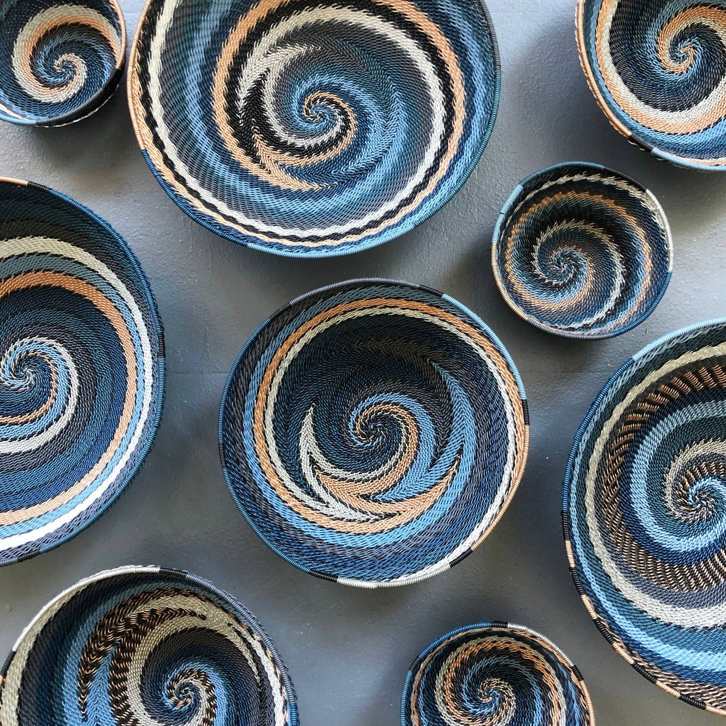 Amsha: Zulu Wire Bowls in City Lights