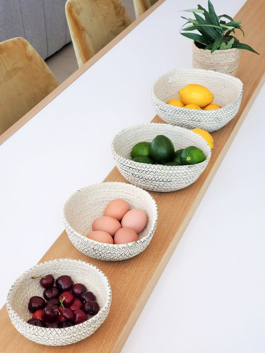 Amari Round Bowl Set - Black