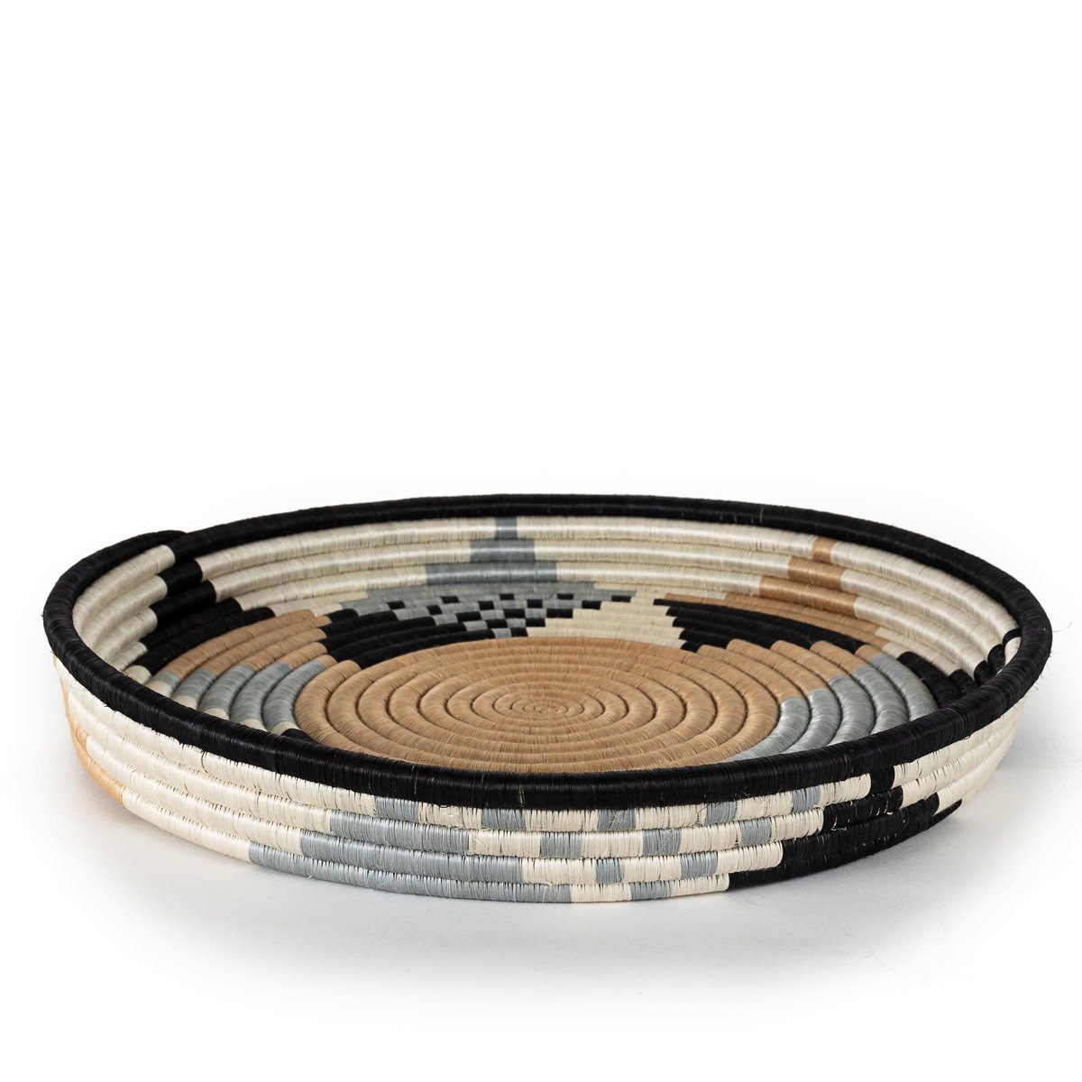 Azizi Life Boutique Diversiform Gray Woven Bowls Woven Bowls Azizi Life