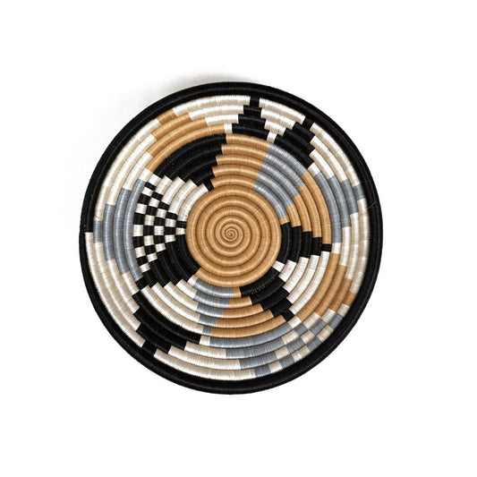 Azizi Life Boutique Diversiform Gray Woven Bowls Woven Bowls Azizi Life