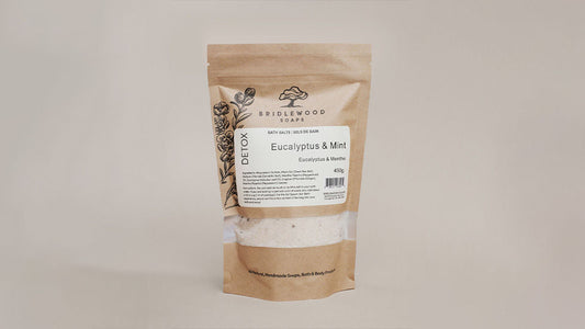 Bridlewood Soaps - DETOX Bath Salts (Eucalyptus & Mint)