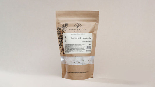 Bridlewood Soaps - RELAX Bath Salts (Lemon & Lavender)