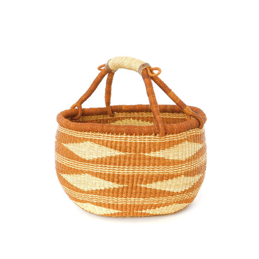 Caramel Diamond Ghanaian Bolga Baskets