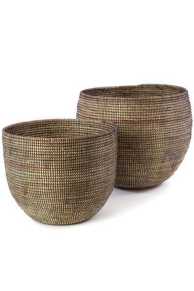 Deep Nesting Basket Black