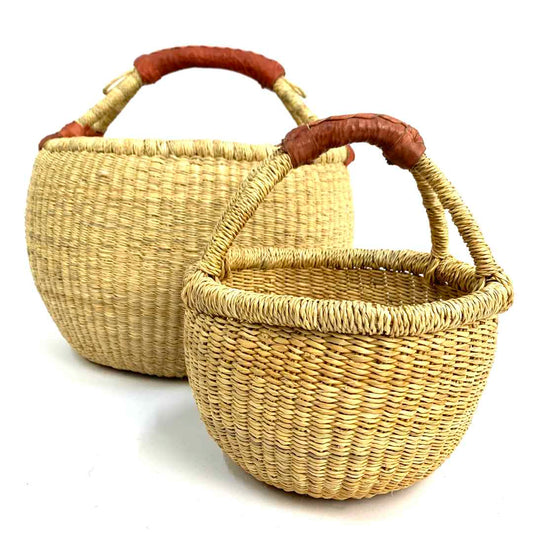 African baskets with handle