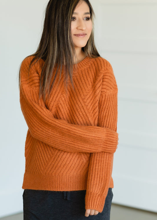 Bonnie Toffee Woven Sweater - FINAL SALE