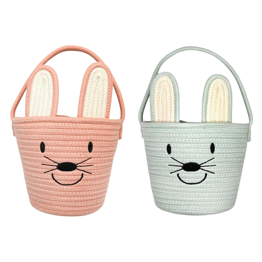 ROPE BUNNY EASTER BASKET