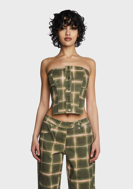 Chief Strapless Top